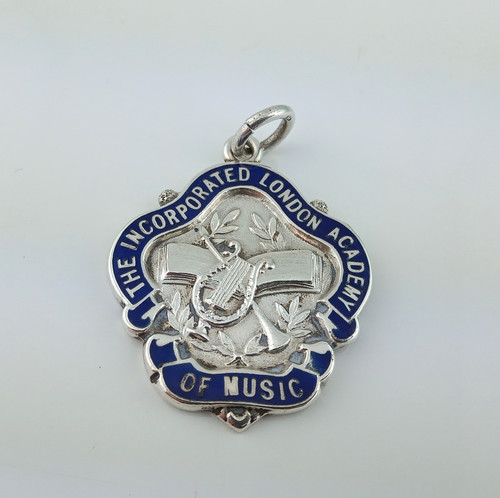 Vtg silver enamel - vtg, &