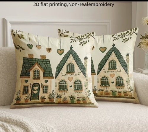 Vintage style cotrage cushion - vintage,