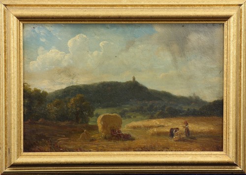 Unsigned oil board - on,