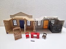 Playmobil 4398 - My Take Along Western City Sheriff Bank not complete 