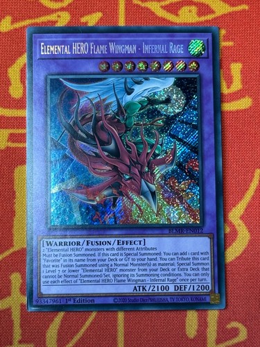 Yugioh elemental hero flame - elemental,