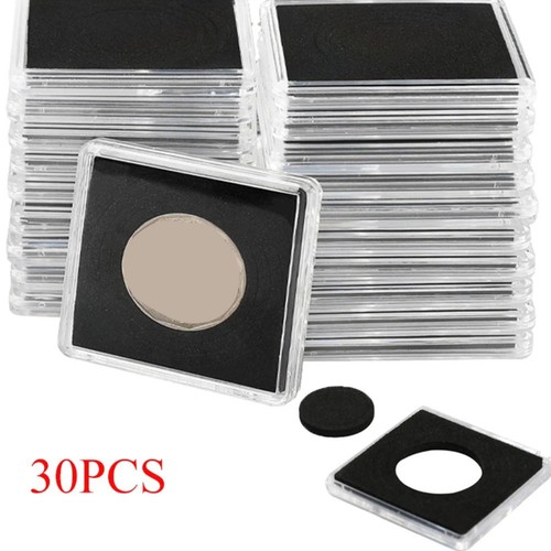 Coin display capsules - 30,