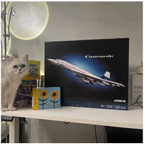 10318 Concorde Supersonic Airbus Building Blocks Technic 105CM Airplane Model