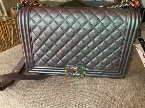 Chanel boy med irridecent - ,