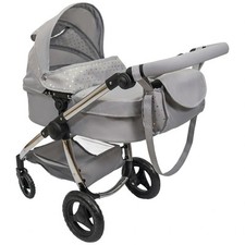 2-in-1 Deluxe Baby Doll Travel System for Kids – Pushchair & Carry Cot