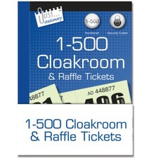 Raffle Cloakroom Tickets 1-500