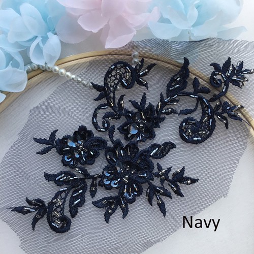Beaded bridal lace - beaded,