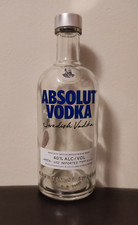 Empty 700ml Absolut Vodka