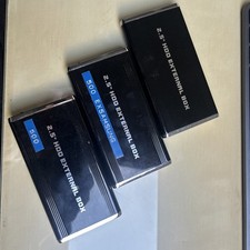 eSATA & USB External Case Hard Drive Enclosure HDD SSD Caddy Black 2.5 Inch x3