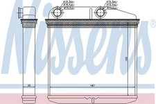 Nissens Heater for Citroen Nemo 1.4 Litre Petrol May 2008 to December 2015