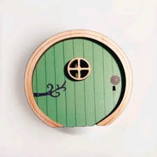 Miniature Tree Decoration Small Garden Ornaments Fairy Door Printed Wood