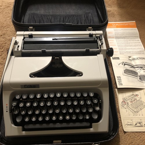 Erika typewriter brand - erika, new