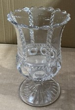 Victorian Style Pressed Glass Celery Vase Unbranded But Possibly By Turnbull 