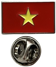 Vietnam Flag Pin Badge Enamel