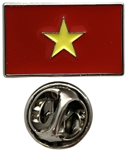 Vietnam pin badge flag - flag, enamel