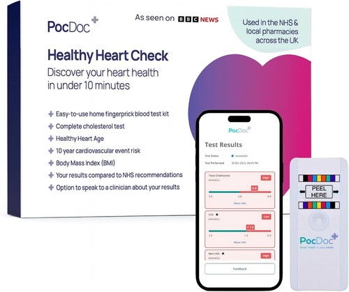 Cholesterol home test kit - test, –