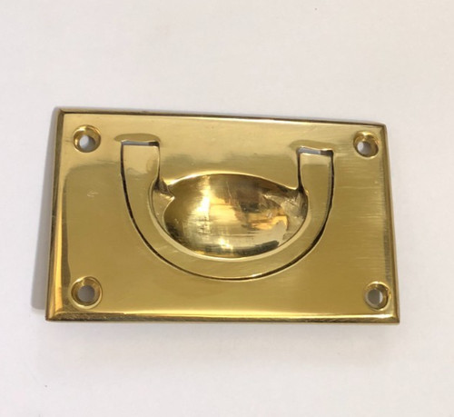 Solid polished brass drawer - solid,