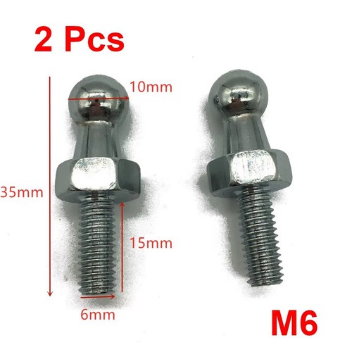10mm ball stud bolt m6 - 2x,