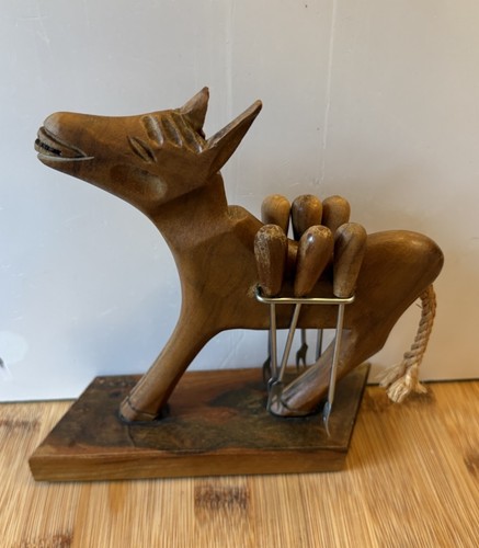 Vintage retro olive wood - olive,