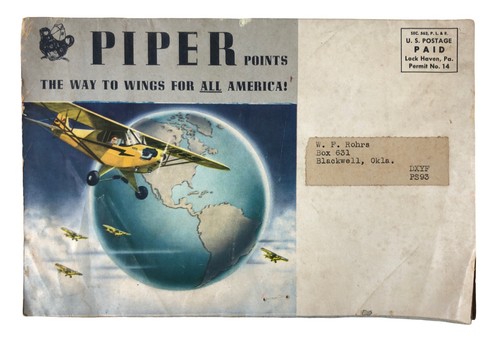 Vintage 1940s piper planes 4 - piper, l-4