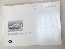BMW 3 Series 316i/ 318ti/ 318tds Compact Owners Handbook 1995 #01419789281