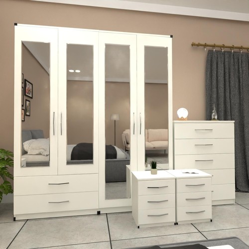 Door drawer wardrobe set - 2,