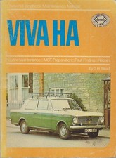 Vauxhall Viva HA 1963-66 Haynes Owners Handbook & Maintenance Manual 