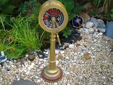 Brass Ships Telegraph Engine Room Signal Post 95CM Tall Vintage Nautical Captain