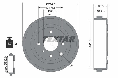 New brake drum for - new,