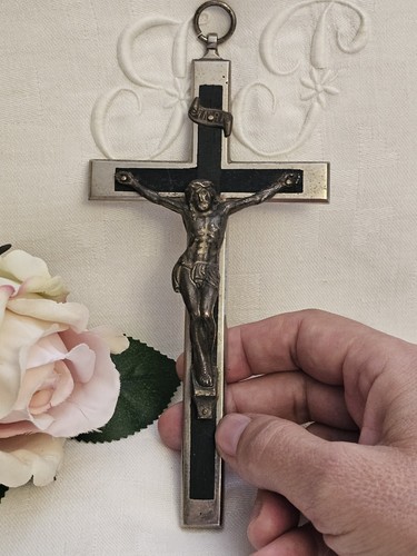 Antique german crucifix - antique,