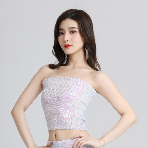 Sequin tube top - sequin,