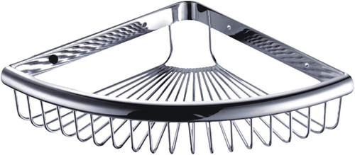 Polished chrome shower caddy - shower,