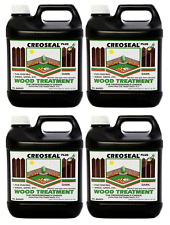 Creocote Oil Based Timber Treatment Dark Brown Creosote Creoseal 4L Multi Pack