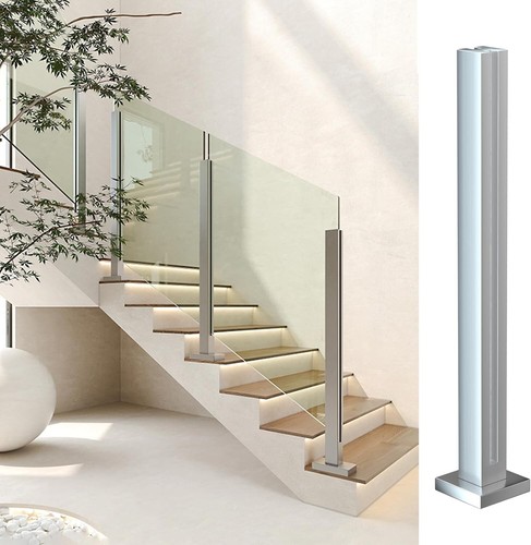 Silver glass balustrade - glass,