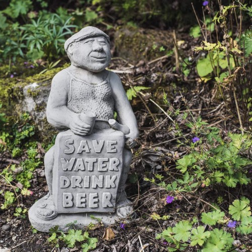 Save water drink beer - drink, lawn