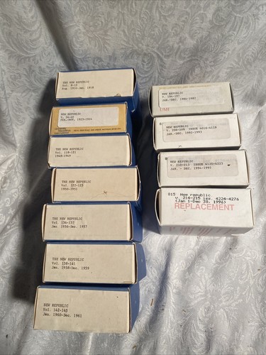 New republic microfilm reels - republic,
