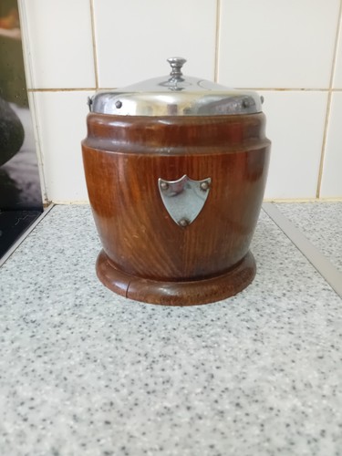 Vintage oak chrome tea - vintage,