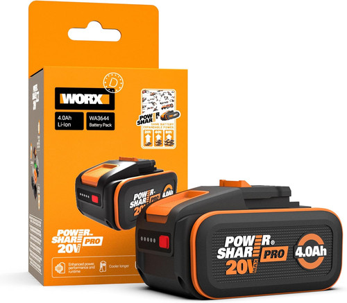 Worx wa3644 20v 0ah - wa3644, 4.0ah