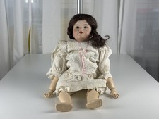 Collector's doll, porcelain head, 53 cm. Condition: see photos.