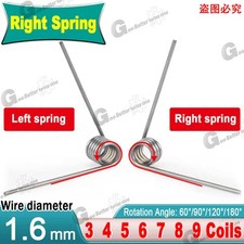 Torsion Spring (pack of 10), 1.6mm wire diameter, 8mm - 18mm OD, Right spring