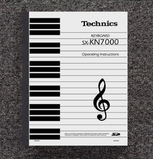 Owners Instruction Operator Manual Fits Technics SX-KN7000 Keyboard