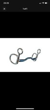 EXPERT BITS PORTED BLU - Sweet Iron Ported Hanging Cheek  - happy tongue action