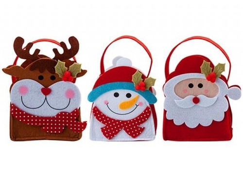 Christmas gift bag - felt, 3