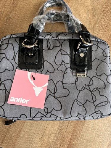 Antler grey black heart - grey,
