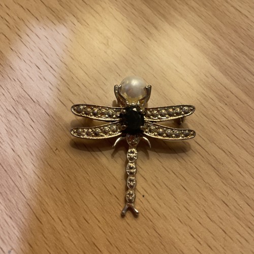Vintage dragonfly brooch - vintage,