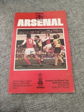 Arsenal V Juventus 09/04/1980