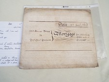 1813 Vellum Indenture Mortgage Cottage and Land in Bishops Wood Herefordshire