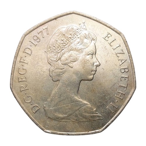 1977 pence large old - 1977, 50