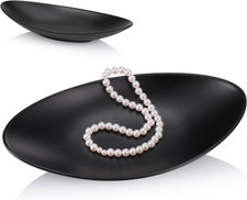 Oval Black Trinket Dish for