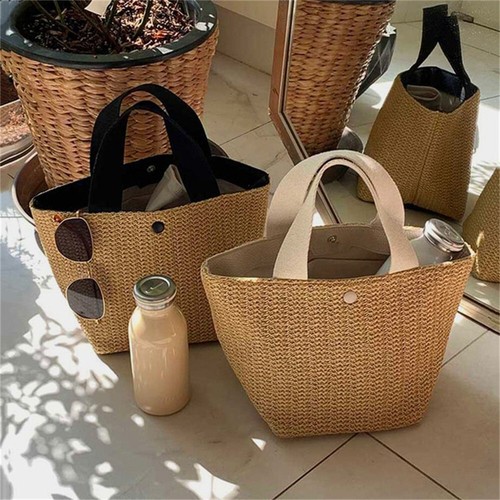 Ladies wicker handbag bag - wicker,